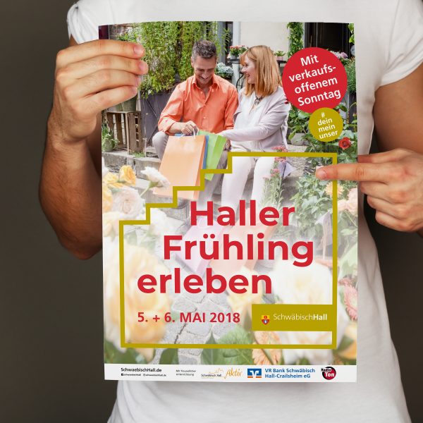 Stadt Schwäbisch Hall Poster Plakat Veranstaltung