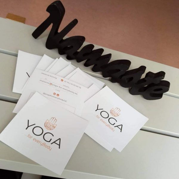 Yogastudio Visitenkarte